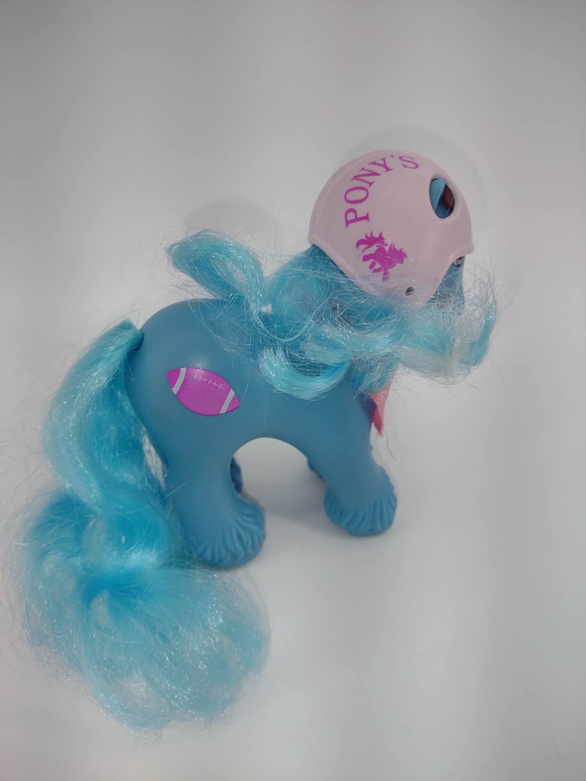My Little Pony G1 Quarterback 1987 Blue Boy Football