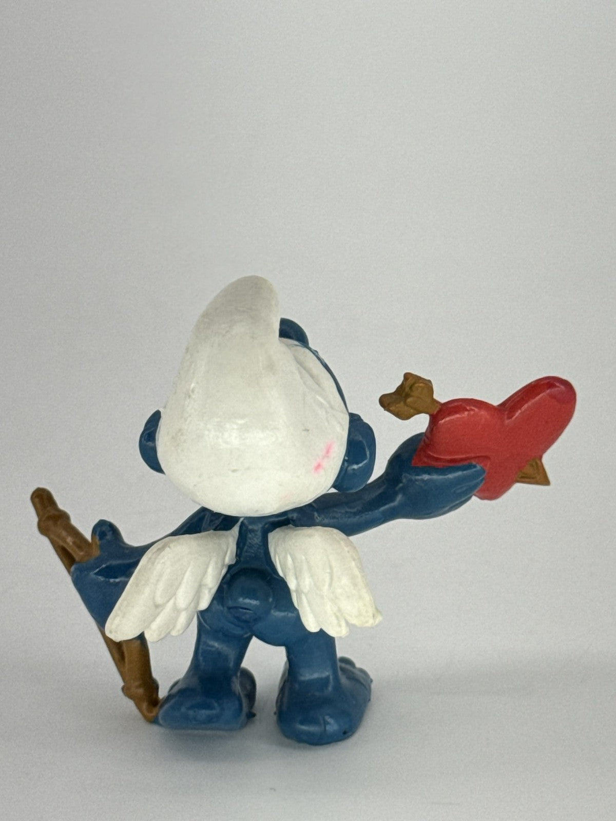 Lot of 5 Smurfs Peyo Schleich Figures Easter Bunny Cupid Bat Smurfette