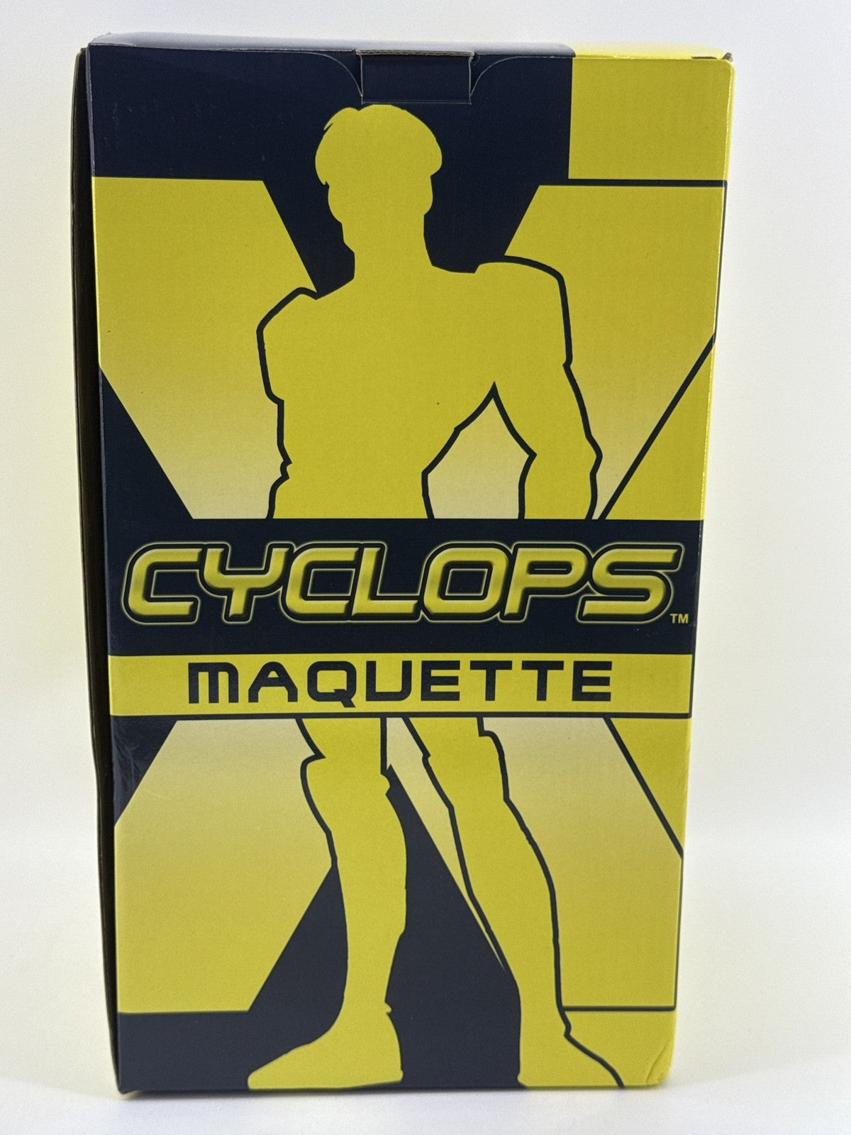 Hard Hero Marvel X-Men Evolution Cyclops Maquette Statue Yellow Black