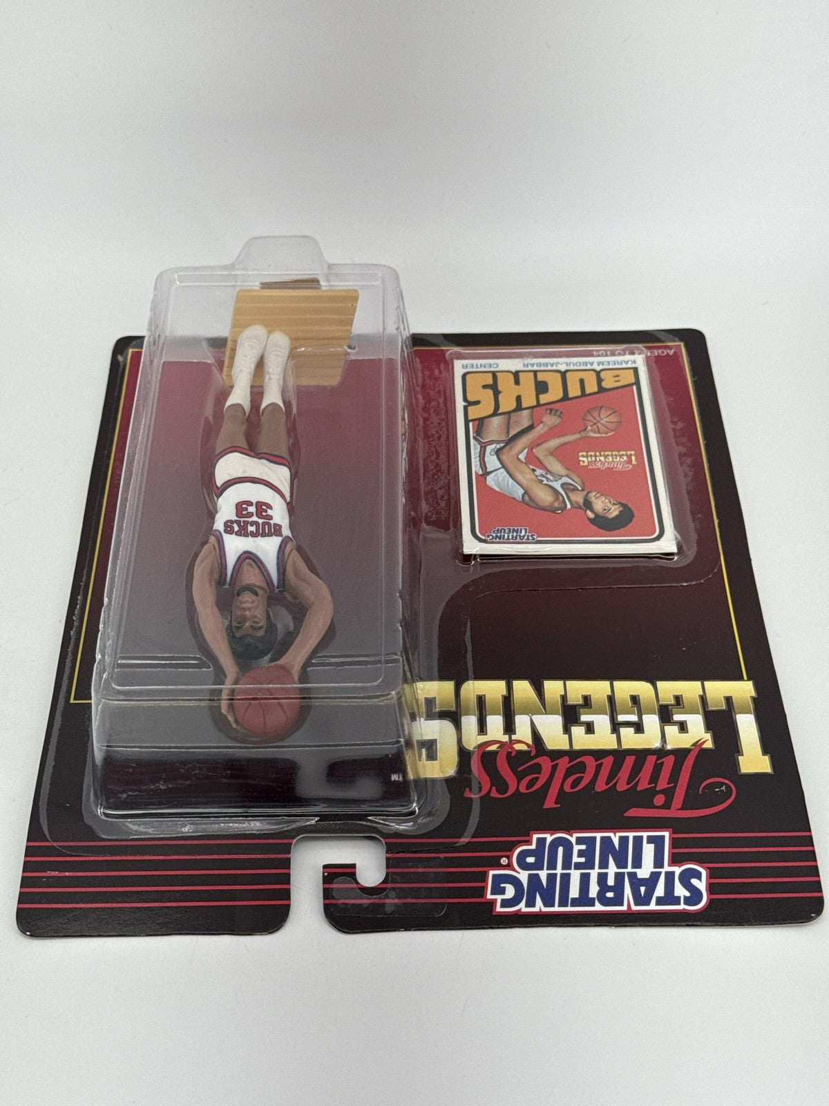 1995 Starting Lineup Timeless Legends Kareem Abdul-Jabbar Bucks NBA SLU Figure
