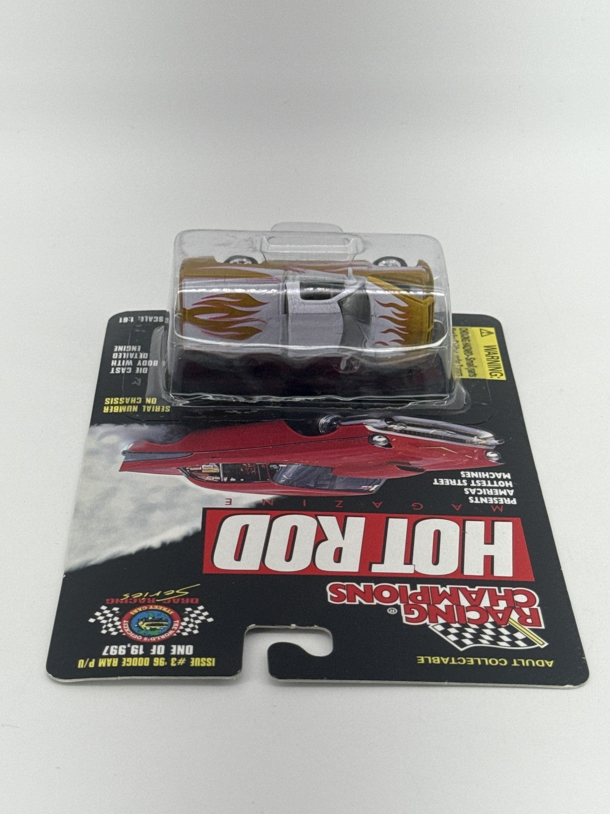 Racing Champions Hot Rod Magazine '96 Dodge Ram Pickup 1:61 Diecast #3