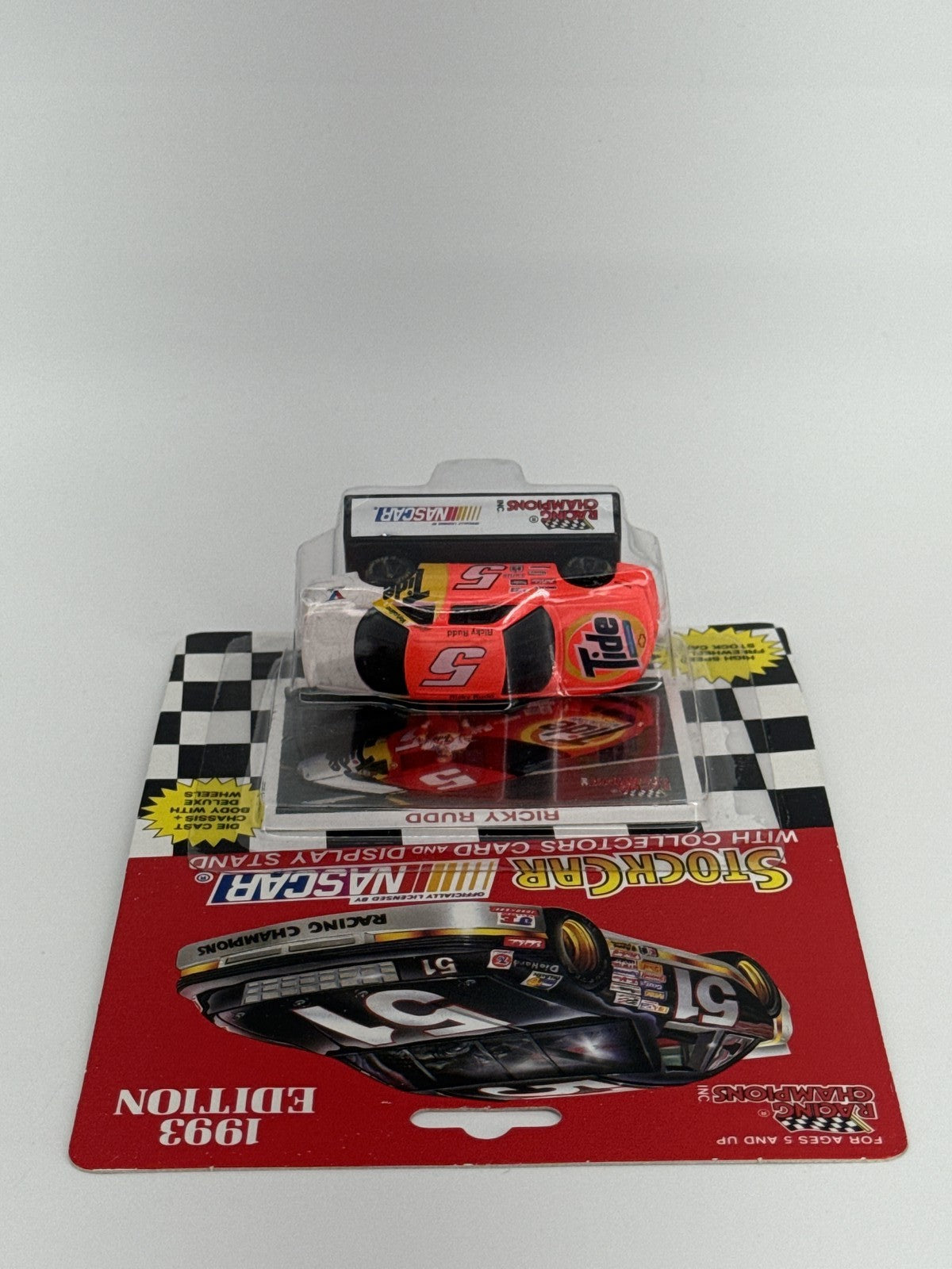 1993 Racing Champions NASCAR #5 Ricky Rudd Tide 1:64 Diecast Stock Car NIP