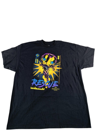 Marvel Shirt Mens 2XL Black Rescue The Infinity Saga Funko Pop Graphic Crewneck
