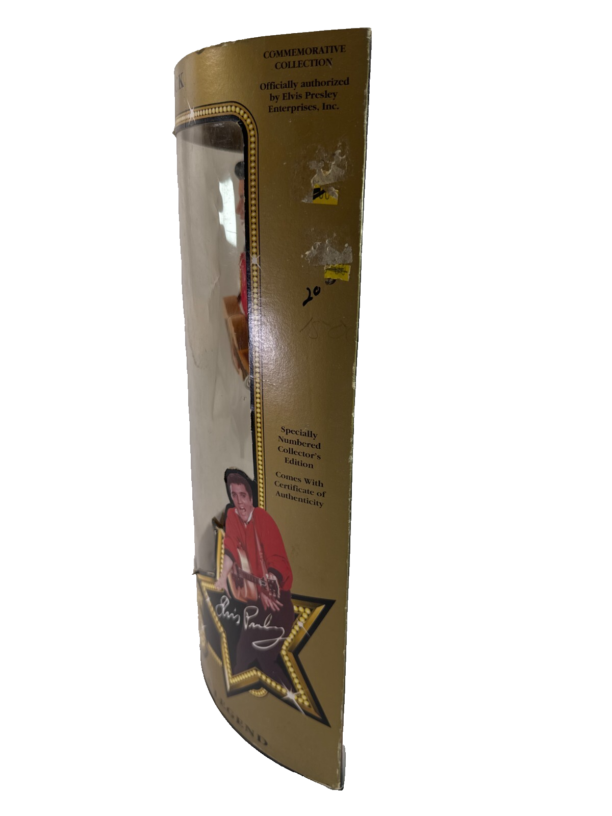 1993 Hasbro Jailhouse Rock Elvis Presley 12" Doll Open Box Incomplete Display
