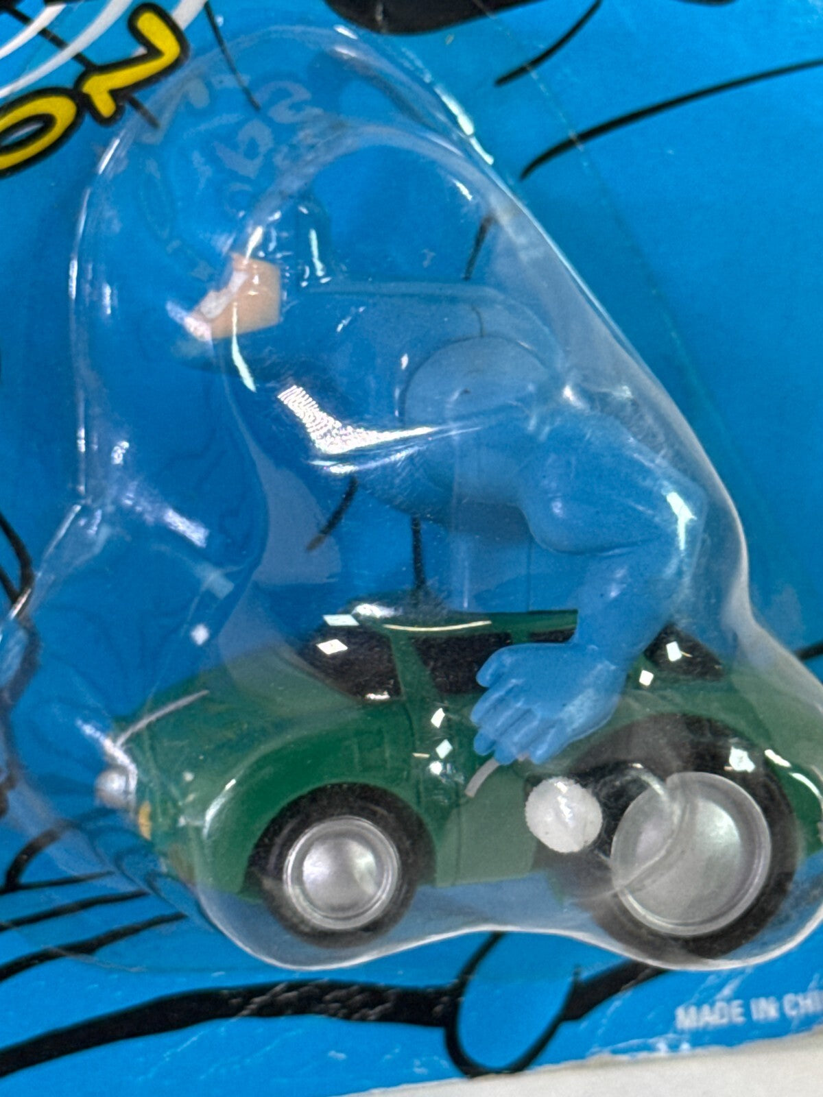 1995 Bandai The Tick Hard Drivin' Windup Figure Wacky Action FOX MOC 2614