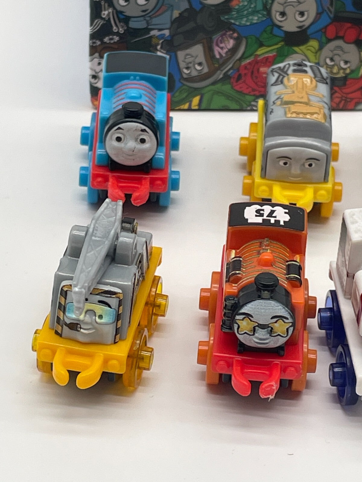 Thomas & Friends TrackMaster MINIS Lot of 13 Trains w/ Case Fisher Price
