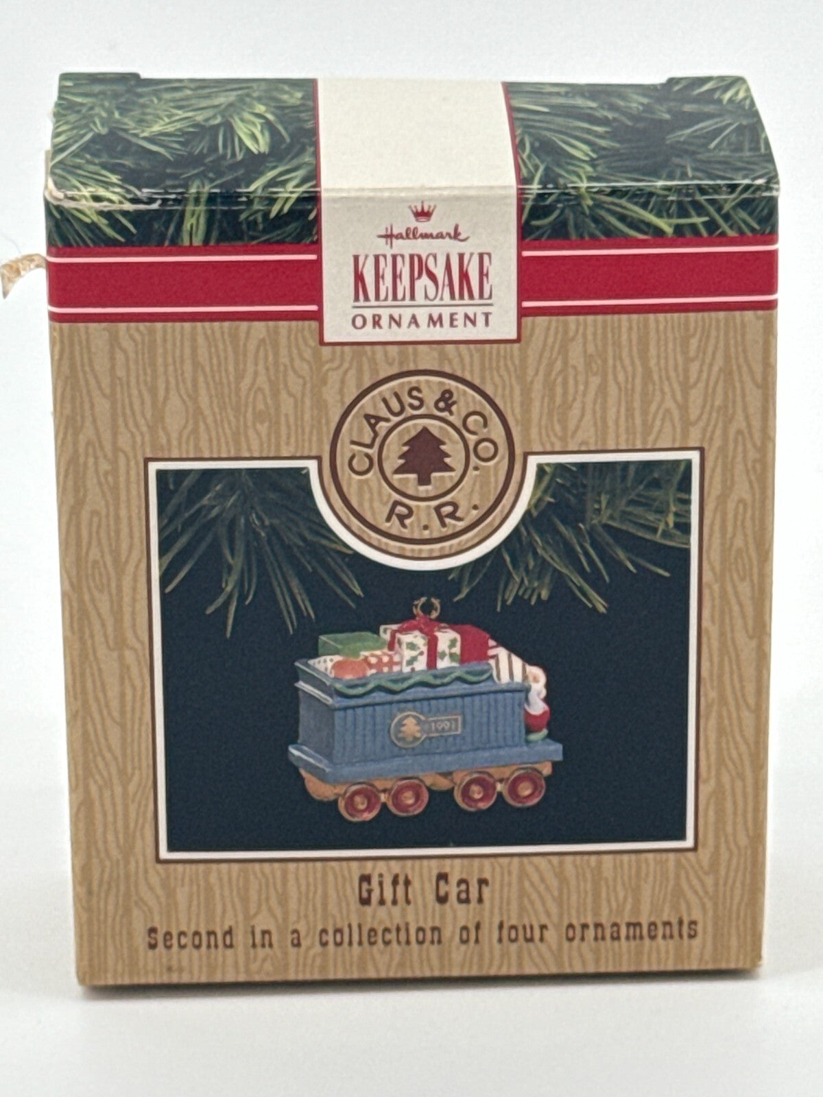 Hallmark Keepsake Claus & Co Train Ornament Set 1997-2000 4pc Locomotive