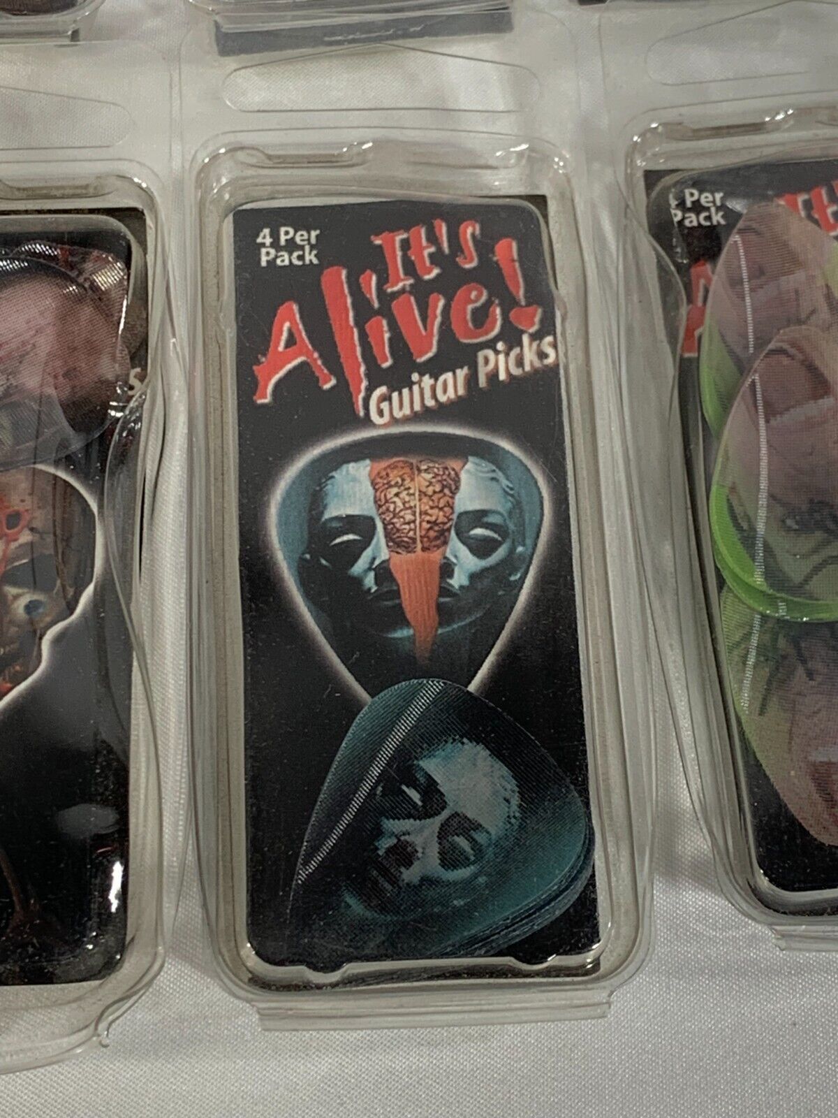 Hot Picks It’s Alive Guitar Picks Lot of 15 Packs Horror Theme 60 Total Medium