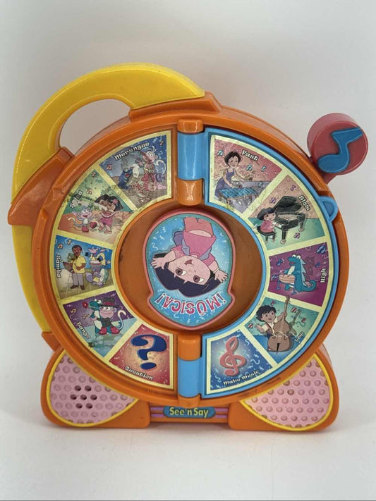 Dora The Explorer Musical See N Say Toy Mattel Learning Works Sounds Music