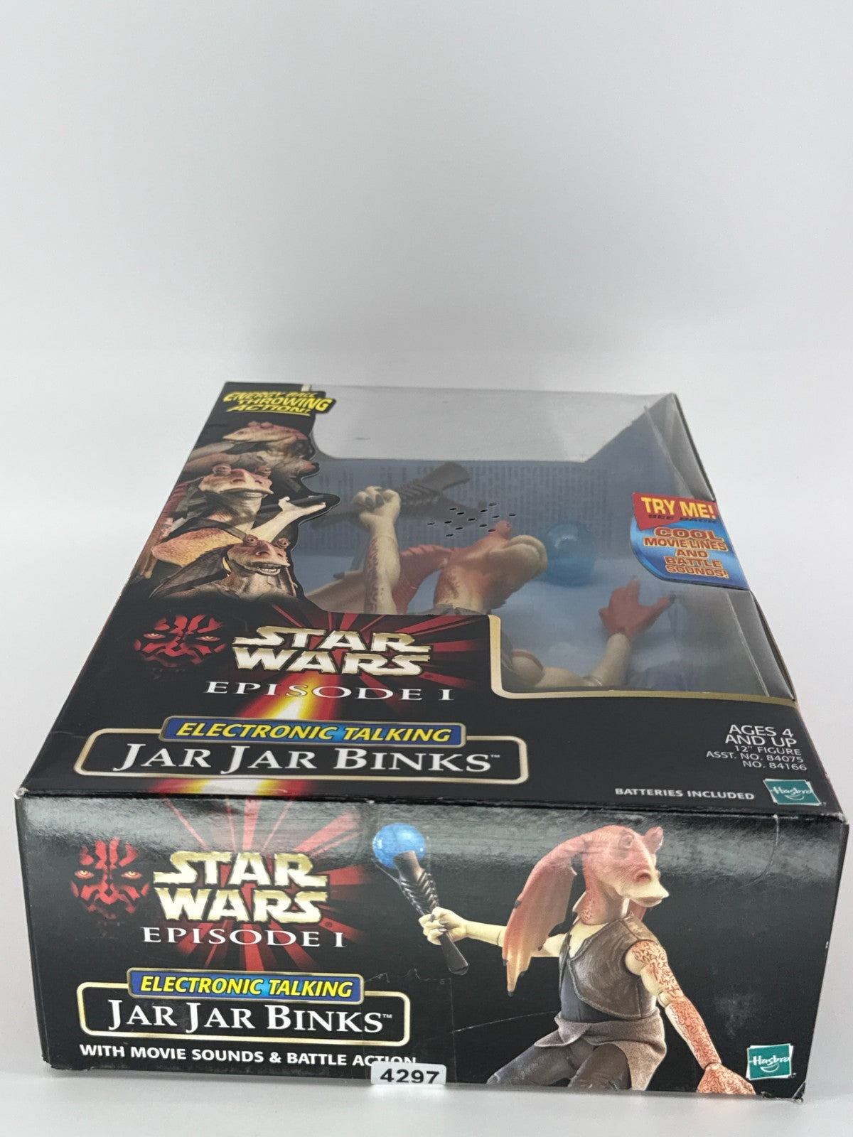 Star Wars Ep 1 Electronic Talking Jar Jar Binks Figure Hasbro 12” Voice Sounds
