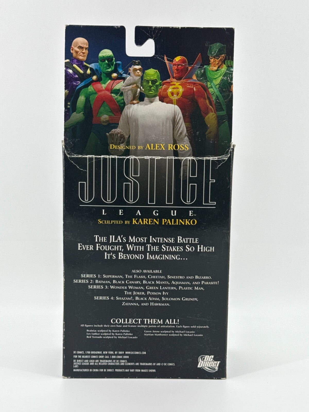 DC Direct Justice League Brainiac Series 5 Figure Alex Ross 2006 Collector 3404