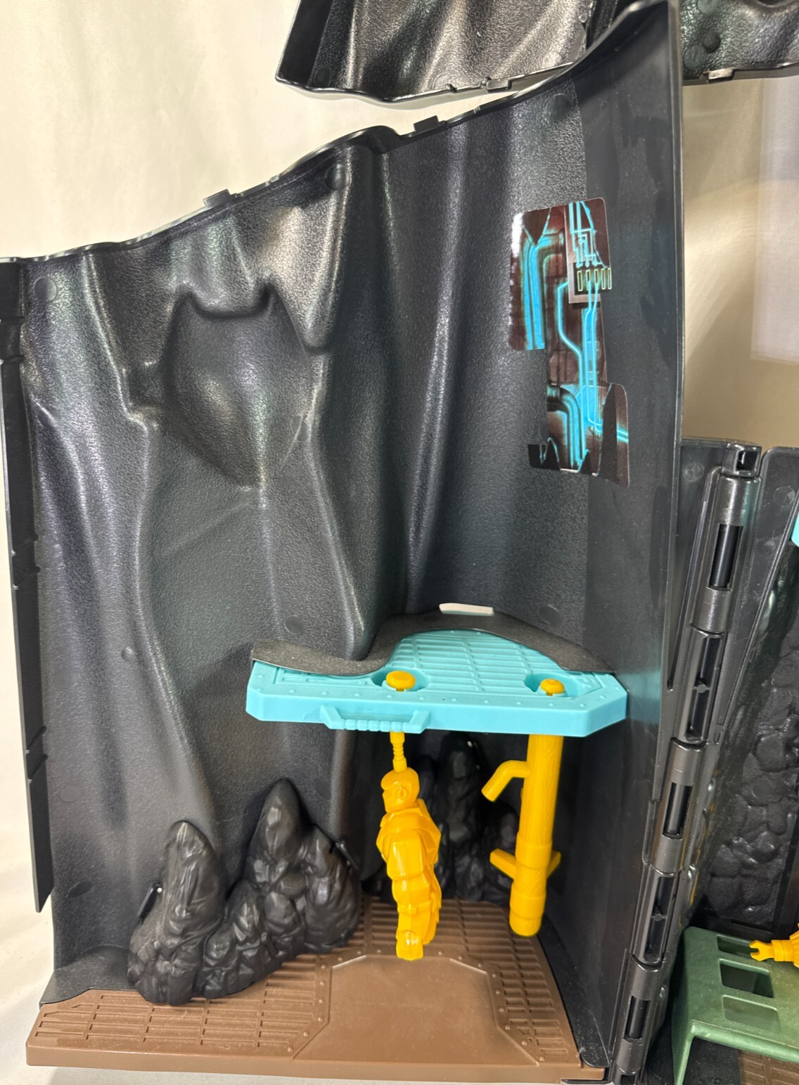 DC Batman Batcave Giant Transforming Playset 33" Spin Master Bat-Tech Incomplete