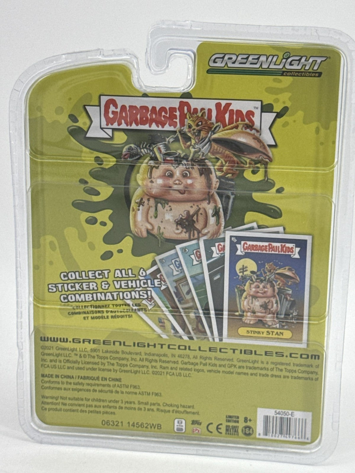 Greenlight Garbage Pail Kids IG LOU 2015 RAM 1500 Snow Plow 1:64 Truck