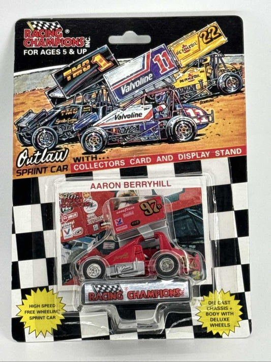 1993 Racing Champions World Outlaws #97B Aaron Berryhill Sprint Car 1:64