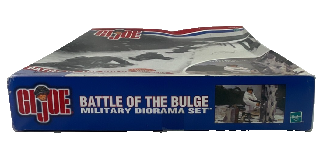 GI Joe Battle of the Bulge Diorama Set Hasbro 2000 Incomplete WWII 12" Scene