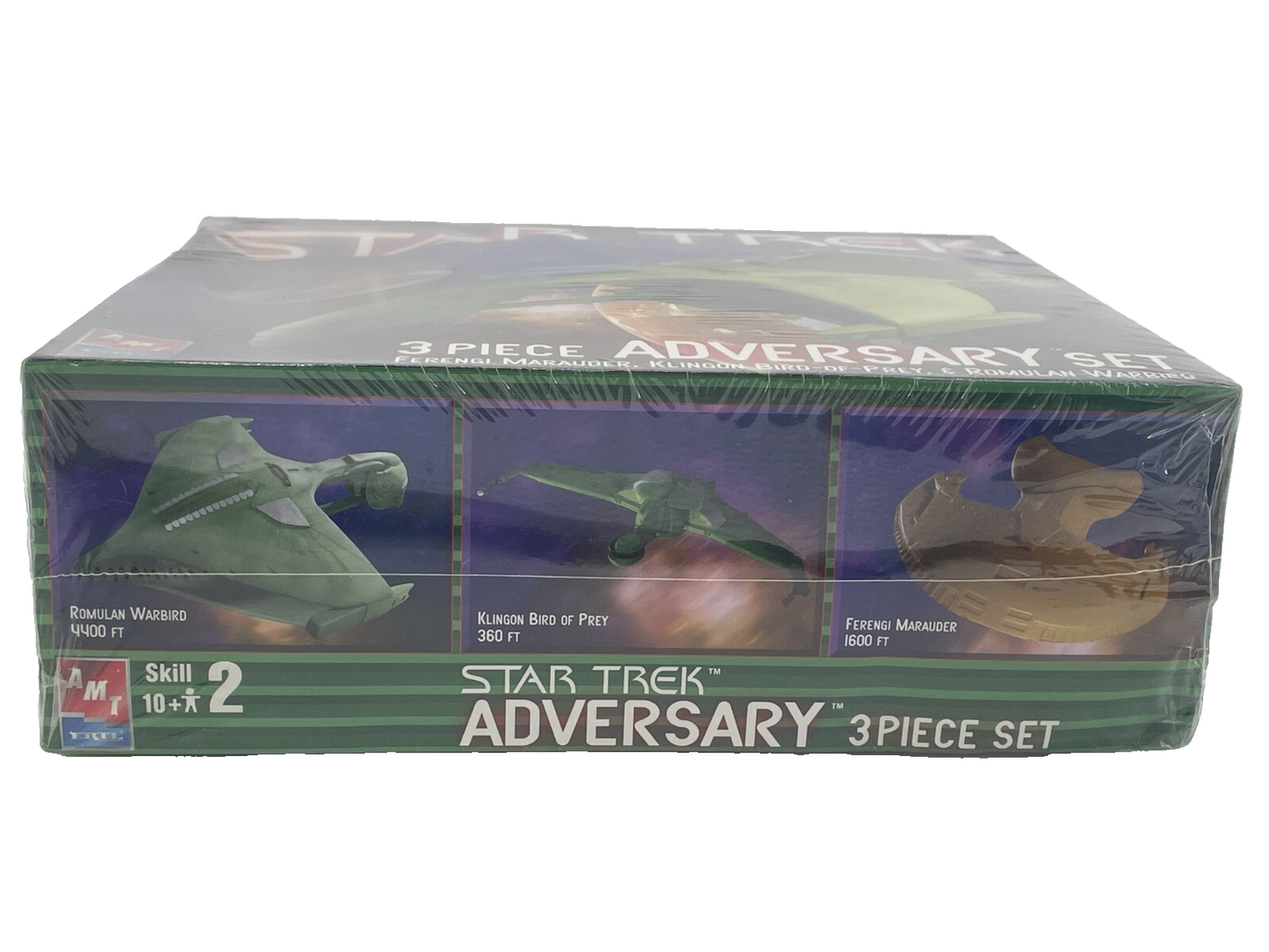 AMT Star Trek Adversary Set 3 Model Kits Sealed 2005 Klingon Romulan Ferengi