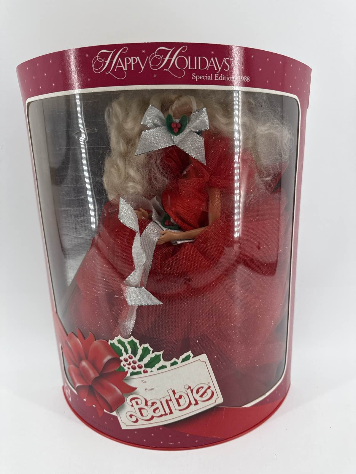 1988 Mattel Happy Holidays Barbie Special Edition #1703 1st in Series