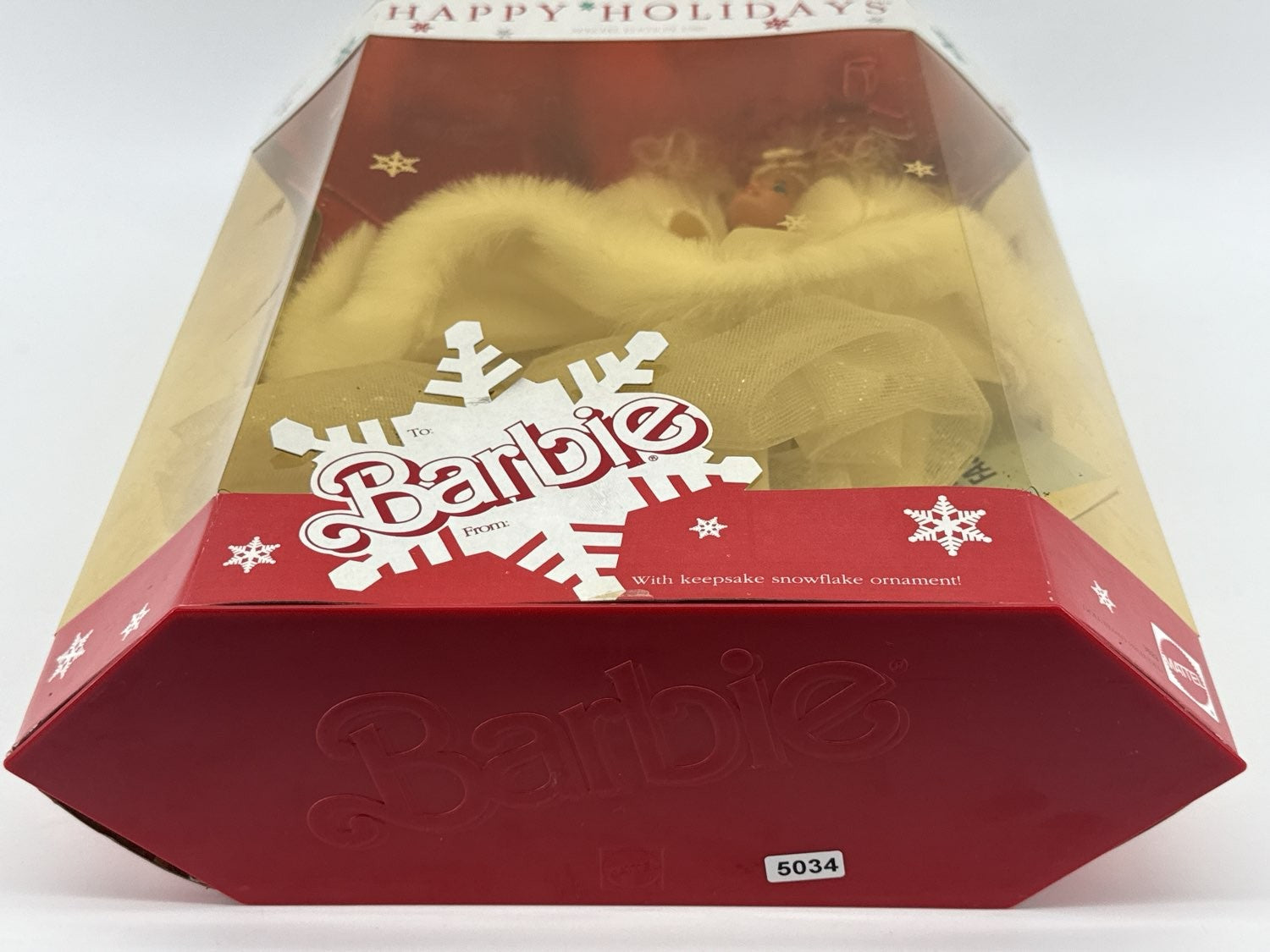 1989 Happy Holidays Barbie Special Edition Mattel 3523 White