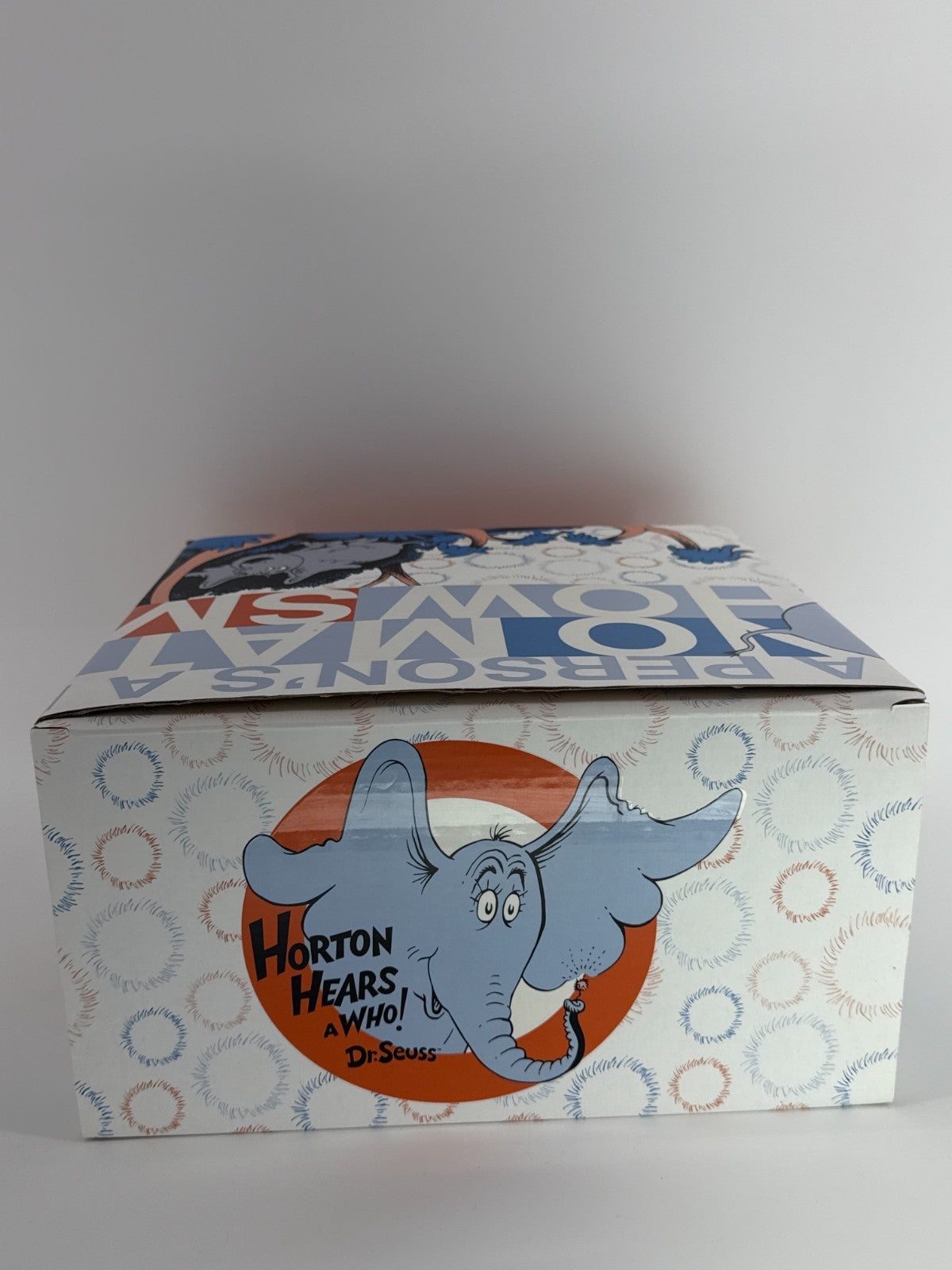Dr Seuss Horton Hears A Who Dark Blue Figure Boxed Large Collectible Rare HTF
