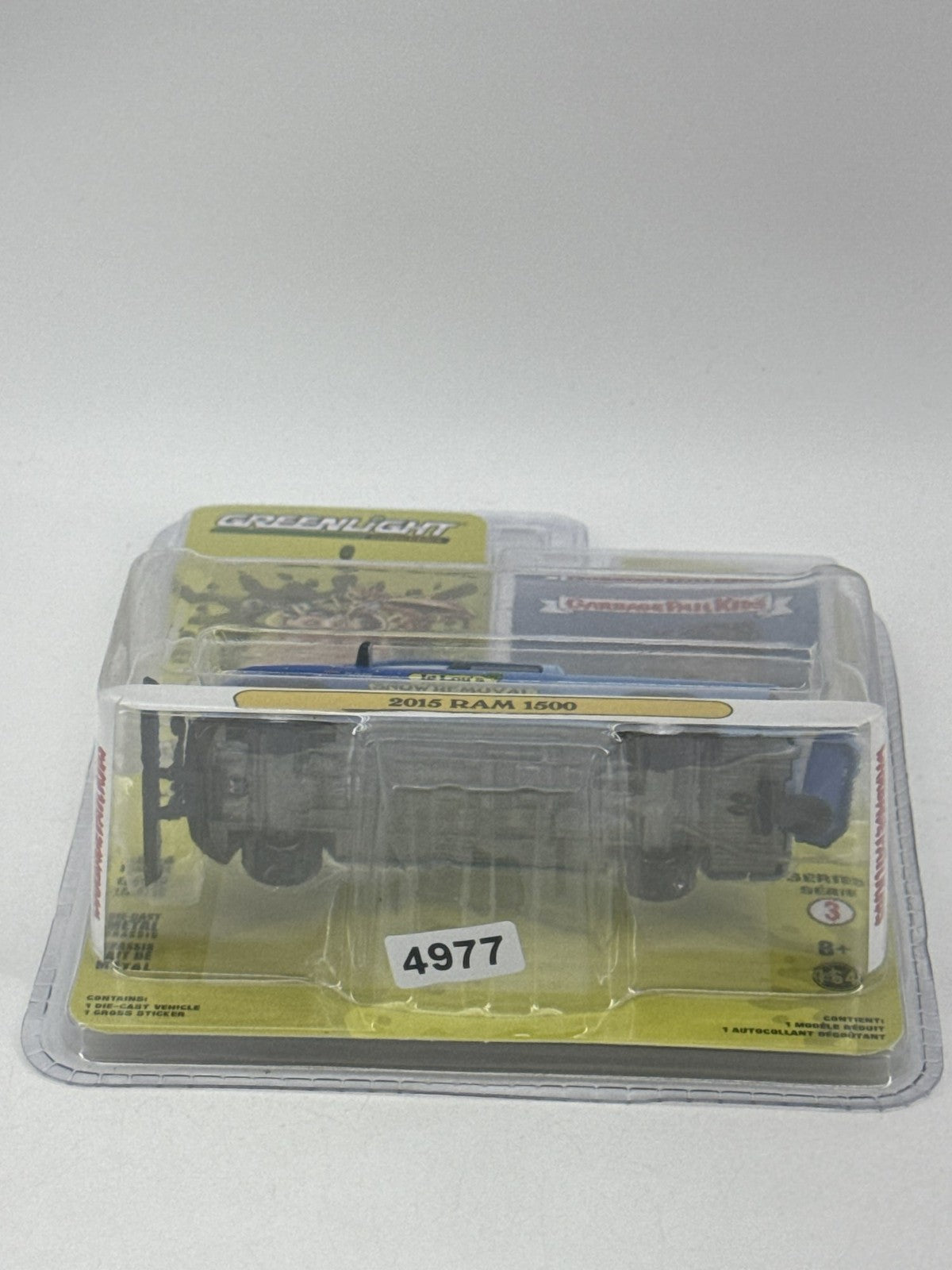 Greenlight Garbage Pail Kids IG LOU 2015 RAM 1500 Snow Plow 1:64 Truck