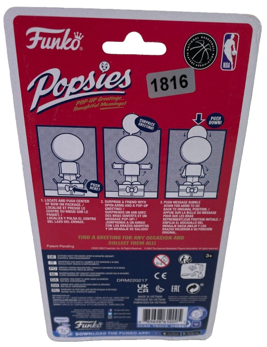 Funko Popsies Zion Williamson New Orleans Pelicans NBA Pop-Up Figure 🔥