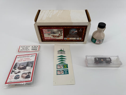Z Scale Maple Syrup Set Micro-Trains + Sugar House Kit Nansen MTL 2007 Rare
