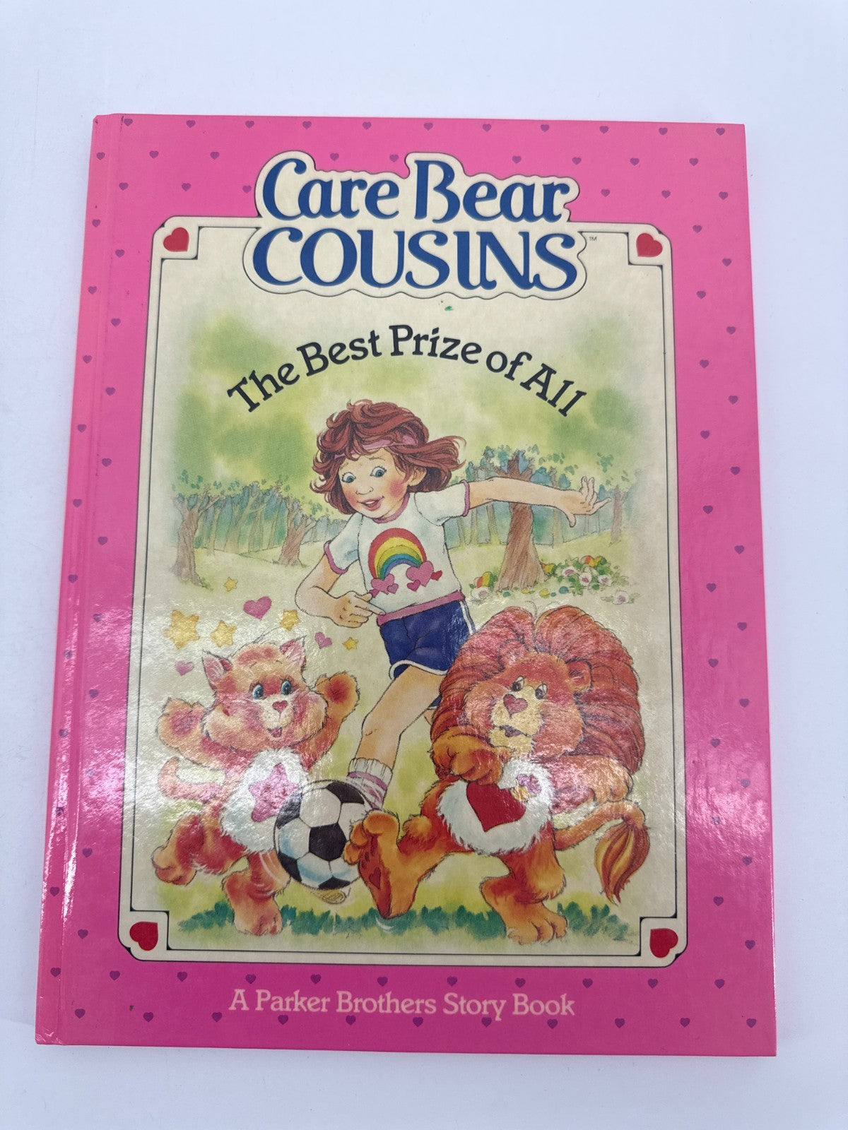 Lot 2 VTG 1980s Care Bears Cousins Parker Bros Storybooks Hardcover Children