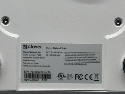 Clover POS Station C500 Printer P550 Kit H500 Bundle w/ Cash Drawer READ