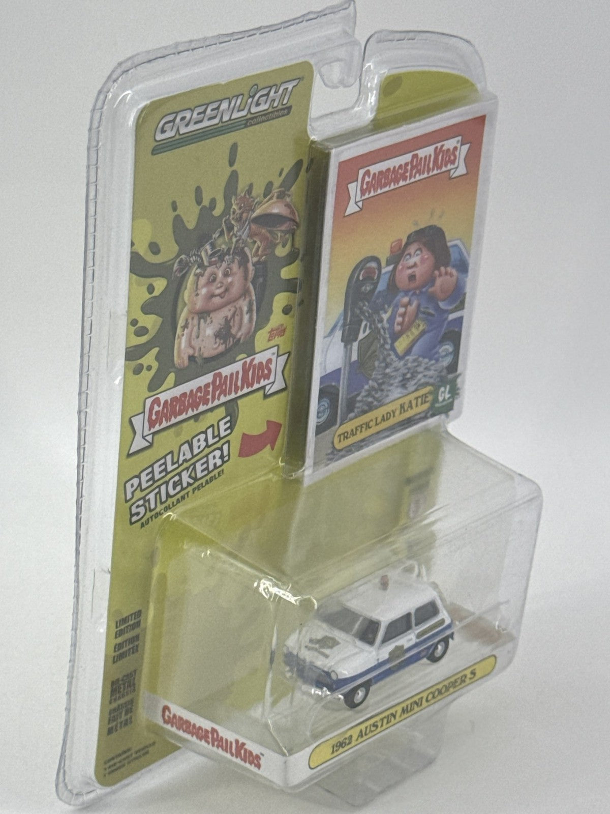 Greenlight Garbage Pail Kids 1962 Austin Mini Cooper S Traffic Lady Katie S3