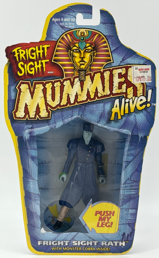 1997 Kenner Mummies Alive Fright Sight Rath Figure Cobra Action NIB Sealed Rare