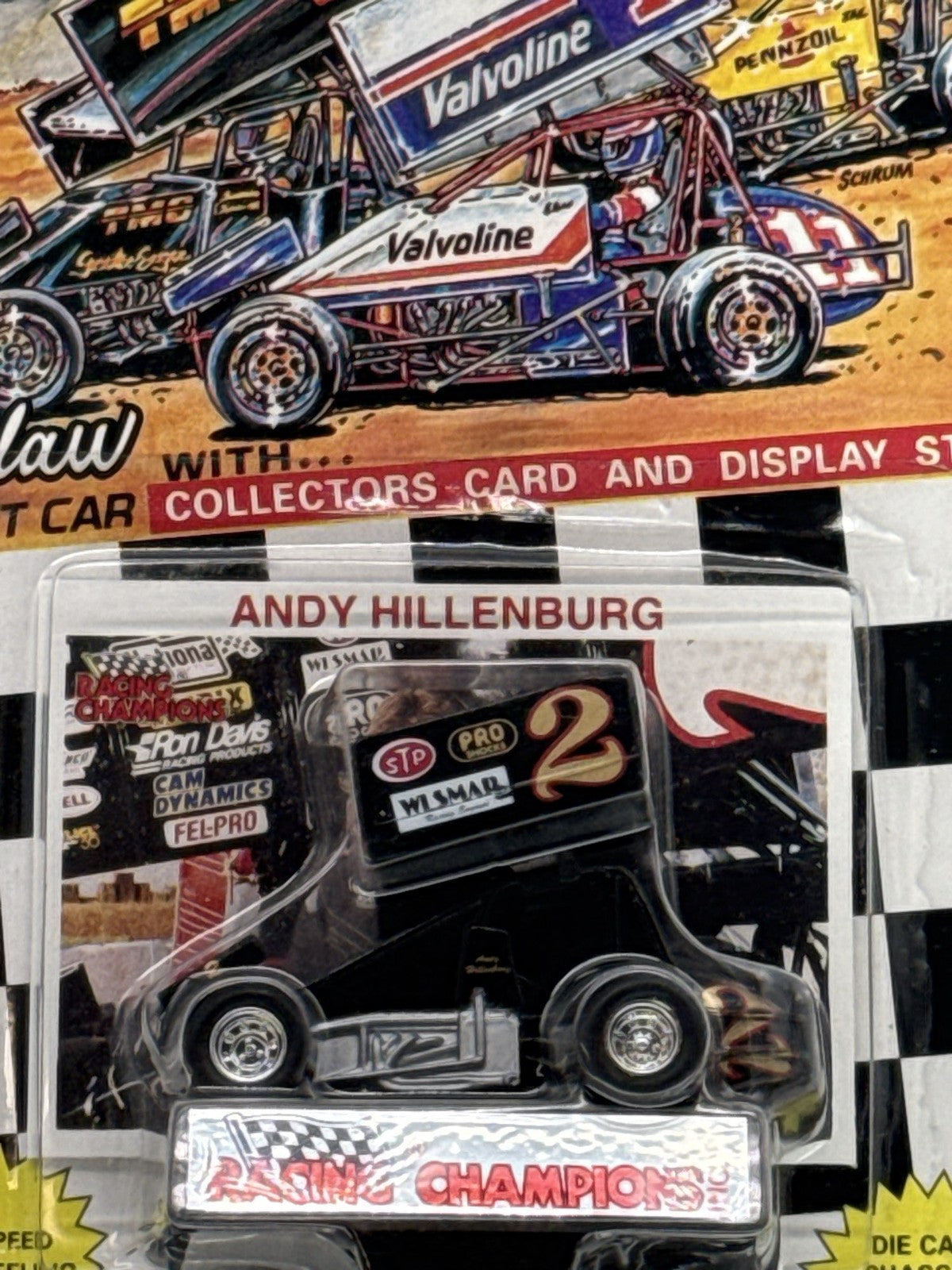 1993 Racing Champions Outlaw Sprint Car #2 Andy Hillenburg 1:64 Diecast NIP