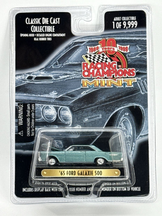 Racing Champions Mint '65 Ford Galaxie 500 Diecast 1:64 RARE 1 of 9,999