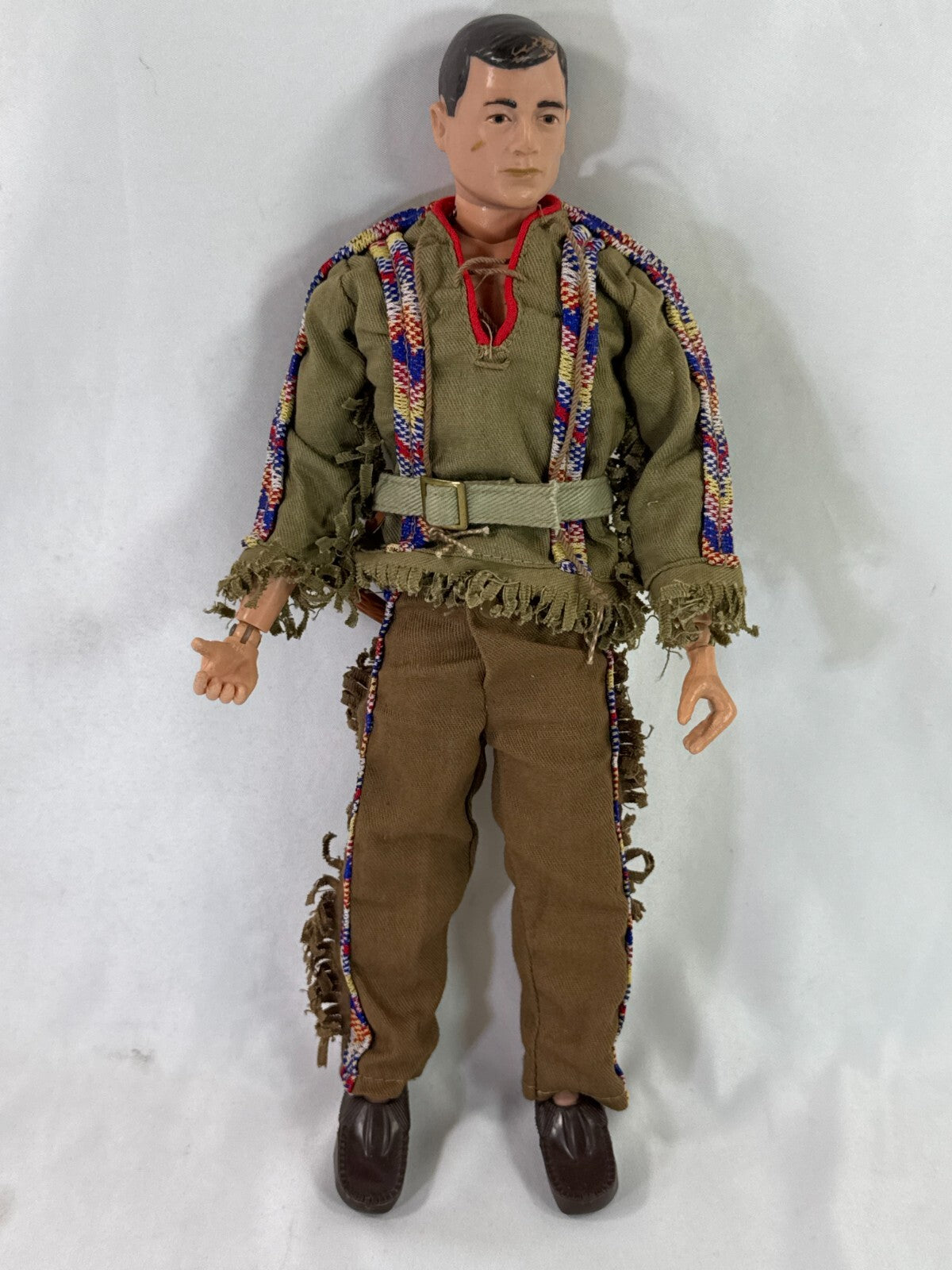 1964 GI Joe 12" Man of Action Scar Face Brown Hair Cotswold Elite Gear Set