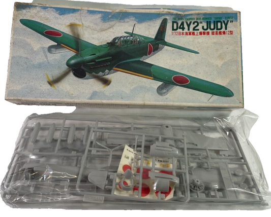 Fujimi 1/72 D4Y2 "Judy" Suisei Type 12 Model Airplane Kit – Vintage RARE!