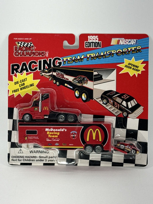 1995 Racing Champions McDonald's Bill Elliott #94 Transporter & Car NASCAR