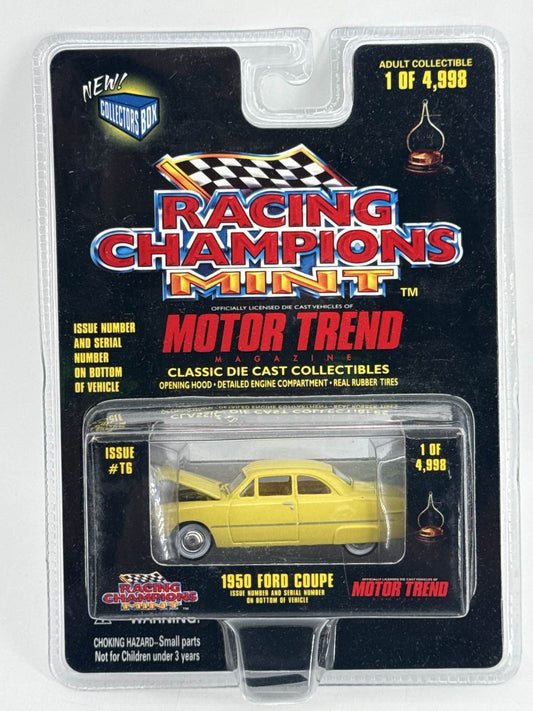 Racing Champions 1950 Ford Coupe Yellow T6 1/4998 Diecast