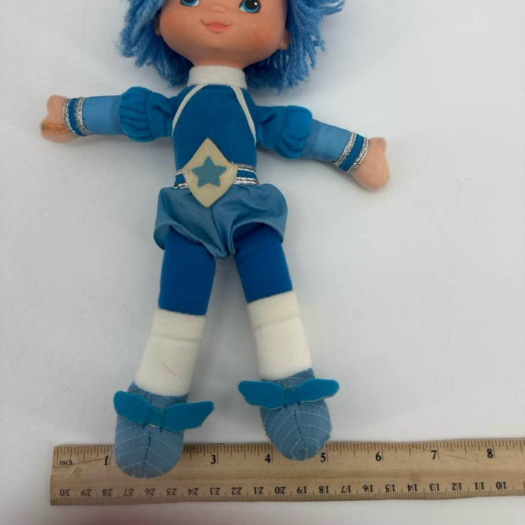 1983 Hallmark Rainbow Brite Blue Doll 11" Plush Yarn Hair Mattel