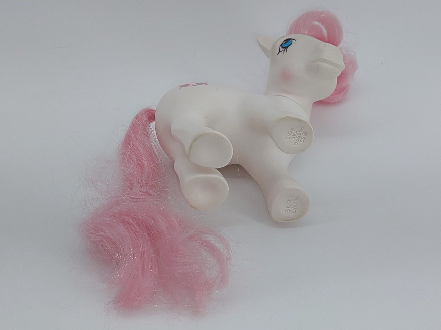 1983 My Little Pony G1 Sundance White Pink Hearts Hasbro MLP Figure