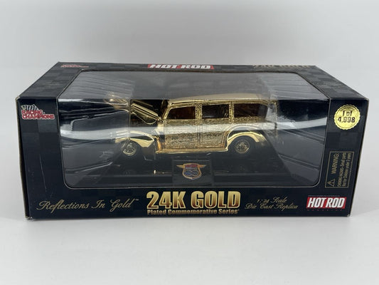 Racing Champions 24K Gold Plated Hot Rod 1:24 Diecast 1 of 4,998 Reflections