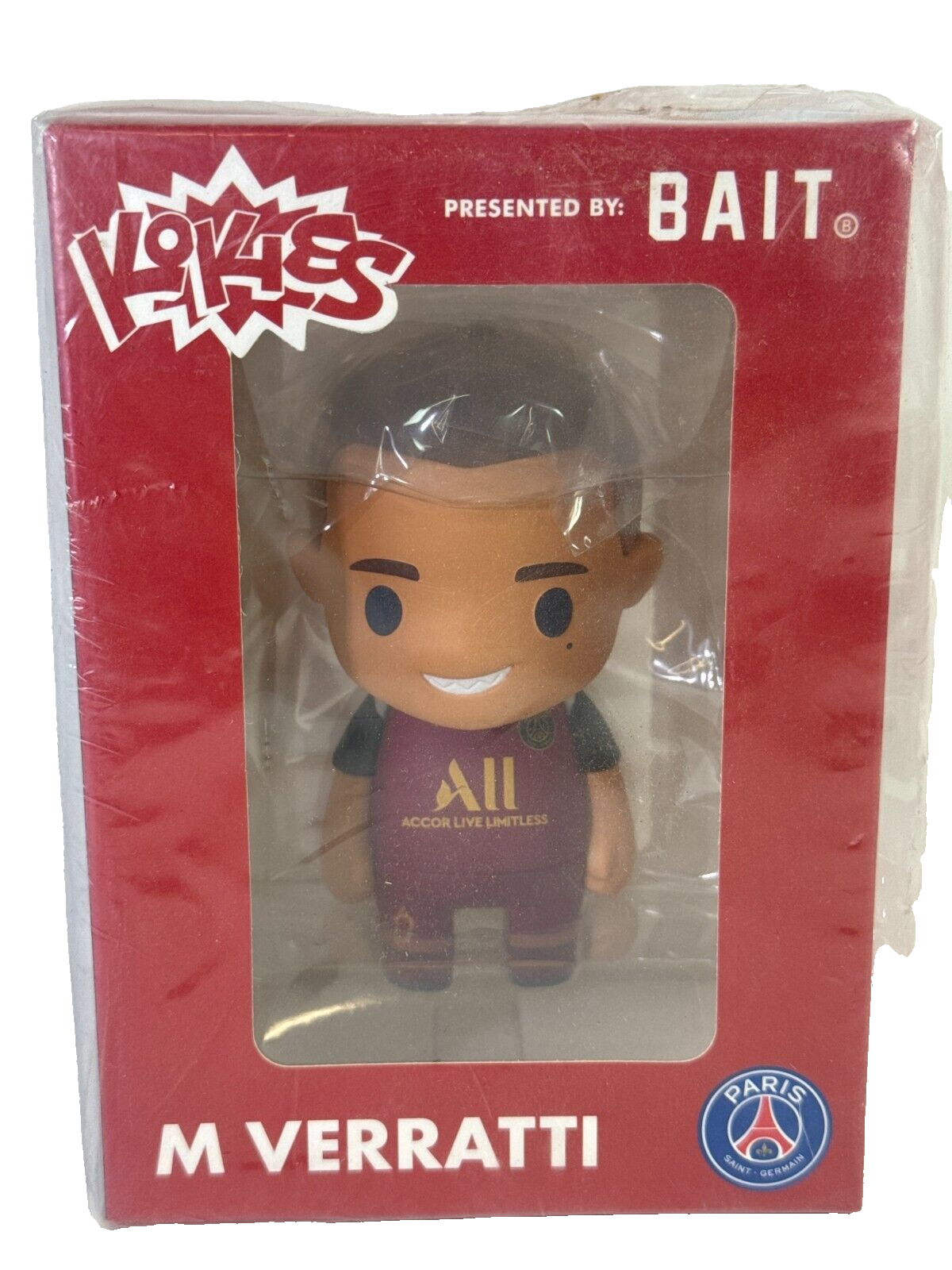 ⚽ Kokies x PSG Marco Verratti Vinyl Figure – Limited Edition BAIT Exclusive! 🔥
