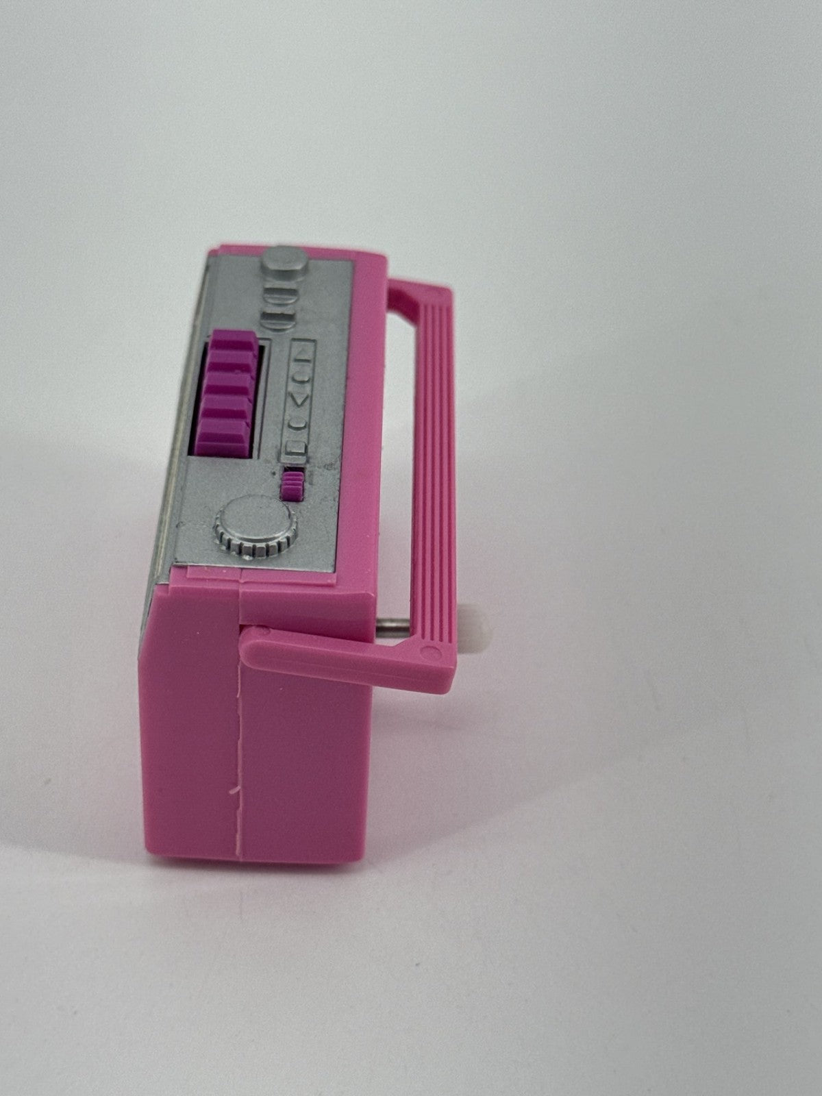 Barbie Pink Boombox Cassette Wind Up 1980s Toy