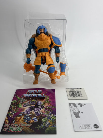 Mattel MOTU Turtles Grayskull Man-At-Arms Origins TMNT Figure Loose Comic
