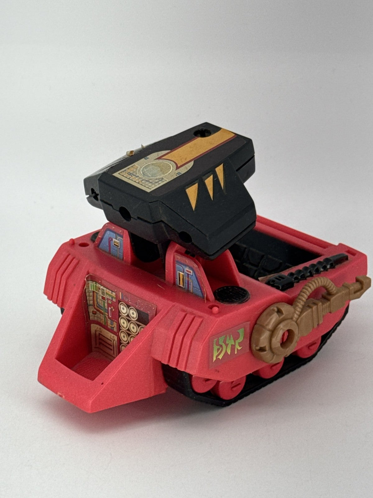 Vintage 1993 Galoob Z-Bots D-Mobilize Thunderizer Micro Machines Tank Red