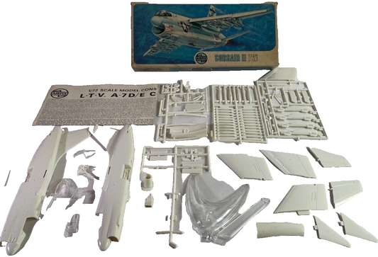 Airfix 1/72 L.T.V. A-7 D/E Corsair II Model Kit - Vintage 1970s - Open Box