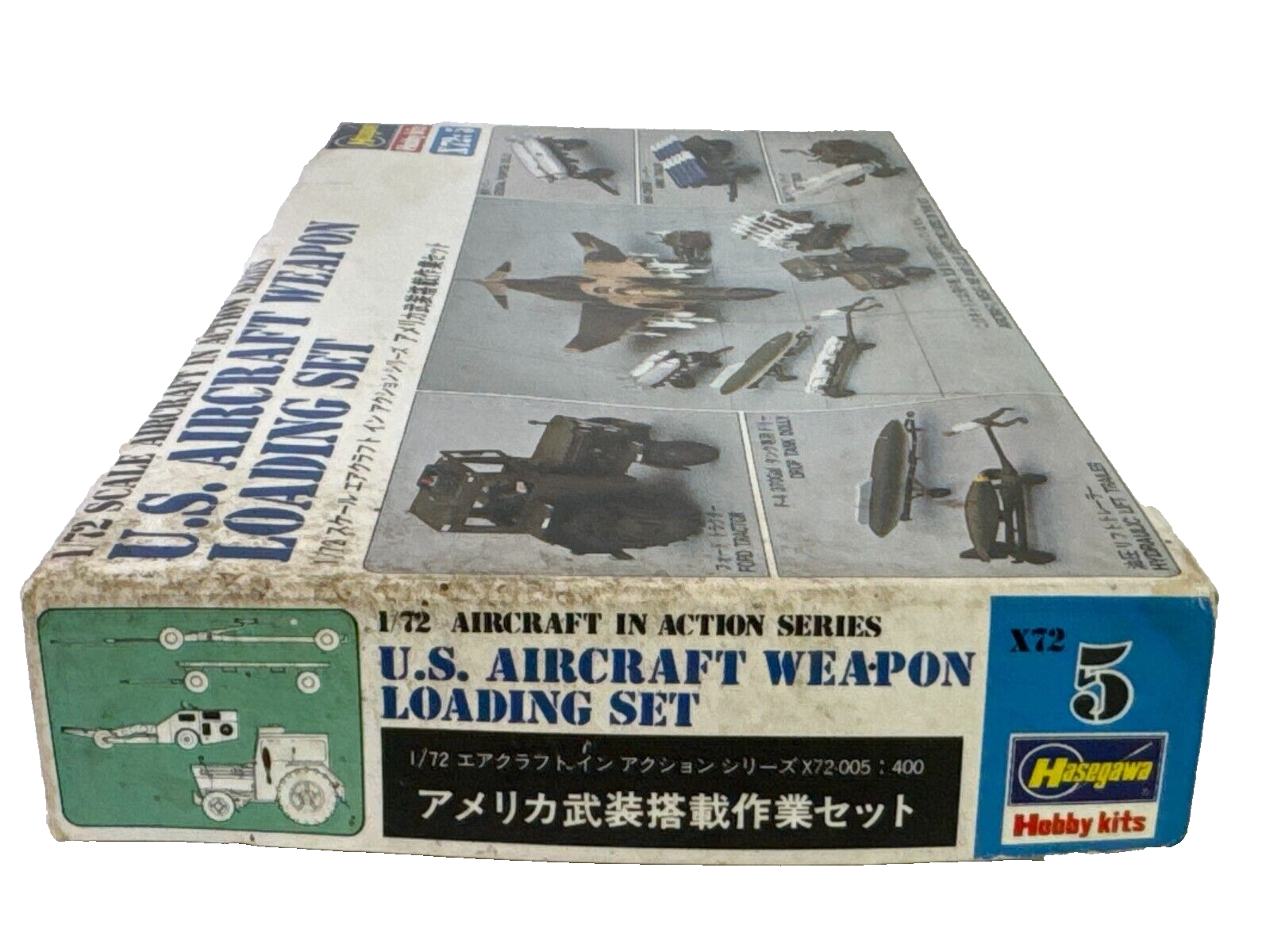 Hasegawa 1/72 US Aircraft Ground Equipment Set Ford Tractor Dolly Lift Truck Kit