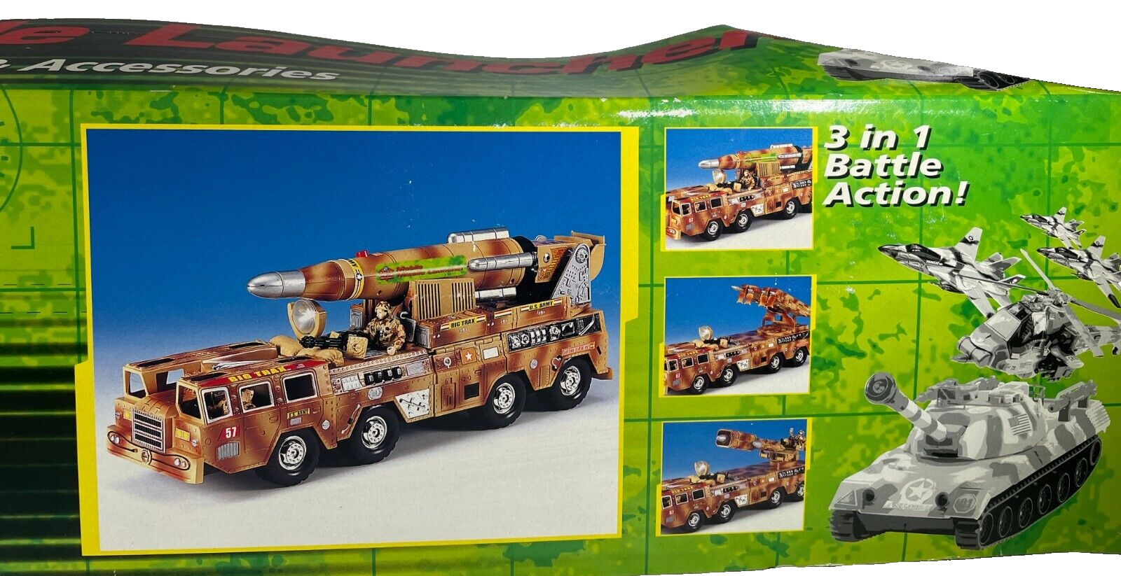 Elite Operations Military Mobile Missile Launcher Playset - 8-Wheeler - 3 Launch