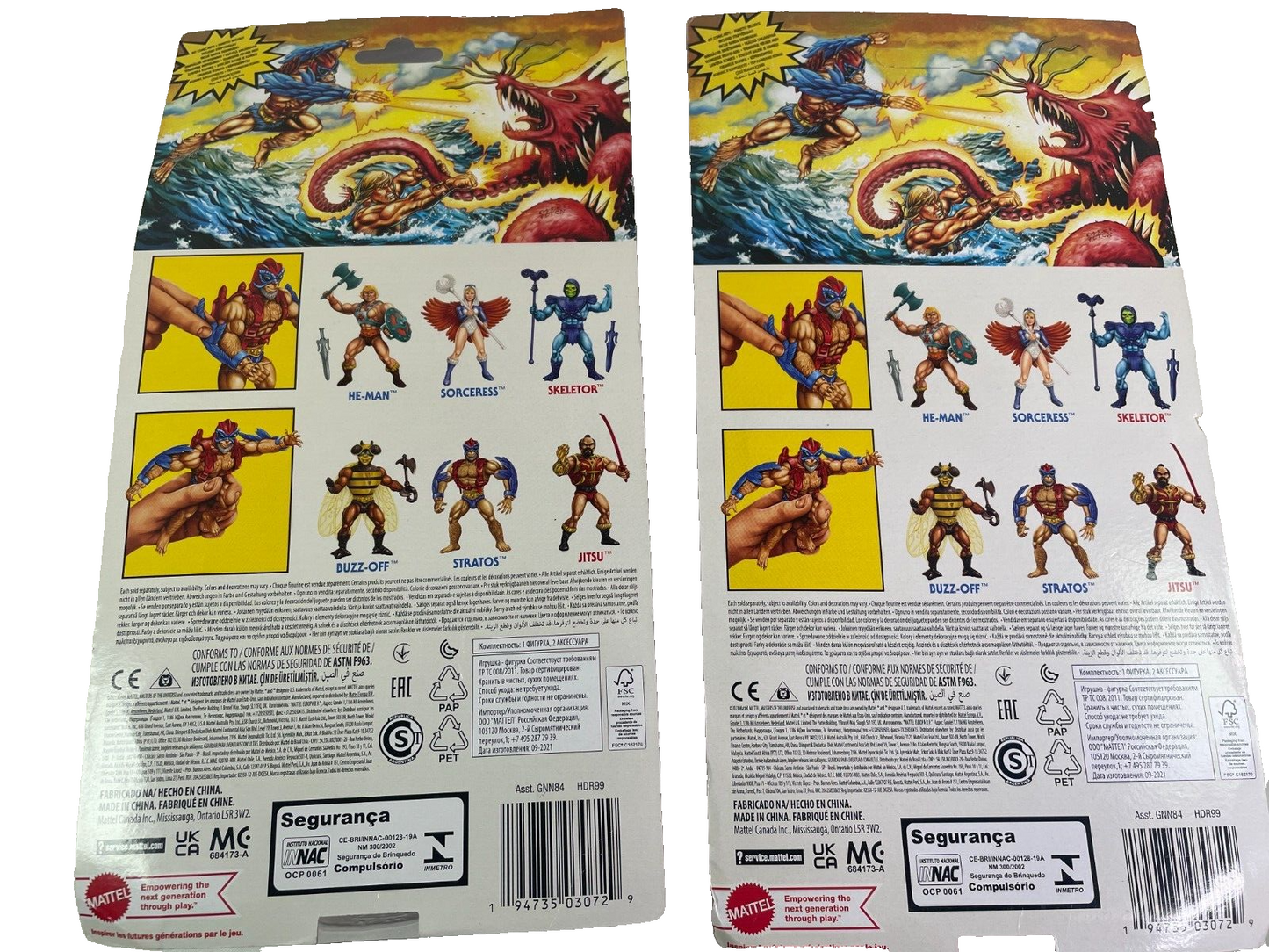 Masters of the Universe Origins Stratos Action Figure Lot (2) – Retro Wave 7