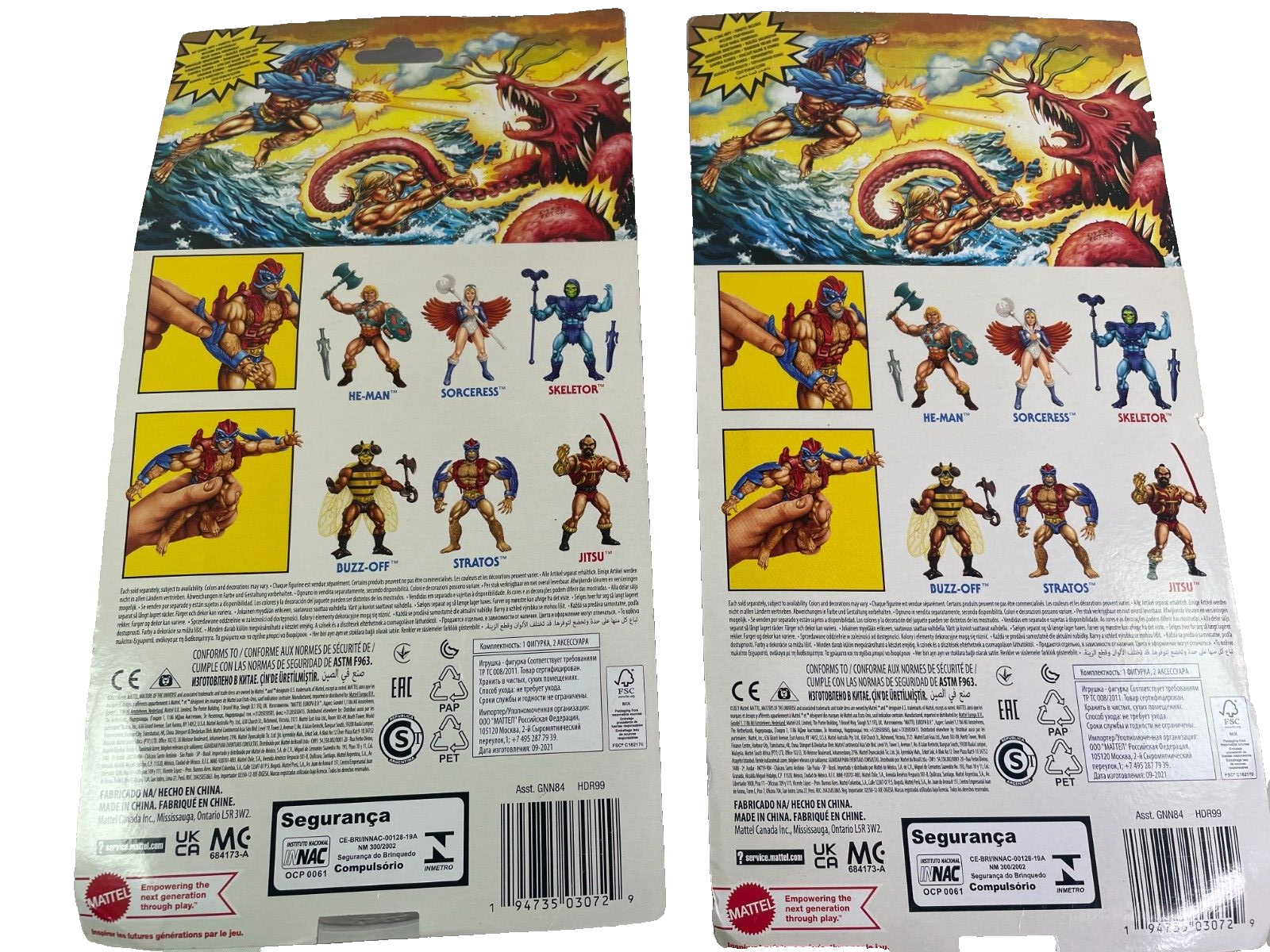 Masters of the Universe Origins Stratos Action Figure Lot (2) – Retro Wave 7