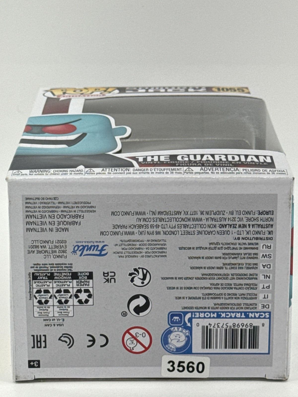 Funko Pop Animation Samurai Jack The Guardian #1055 Vinyl Figure Blue Standard