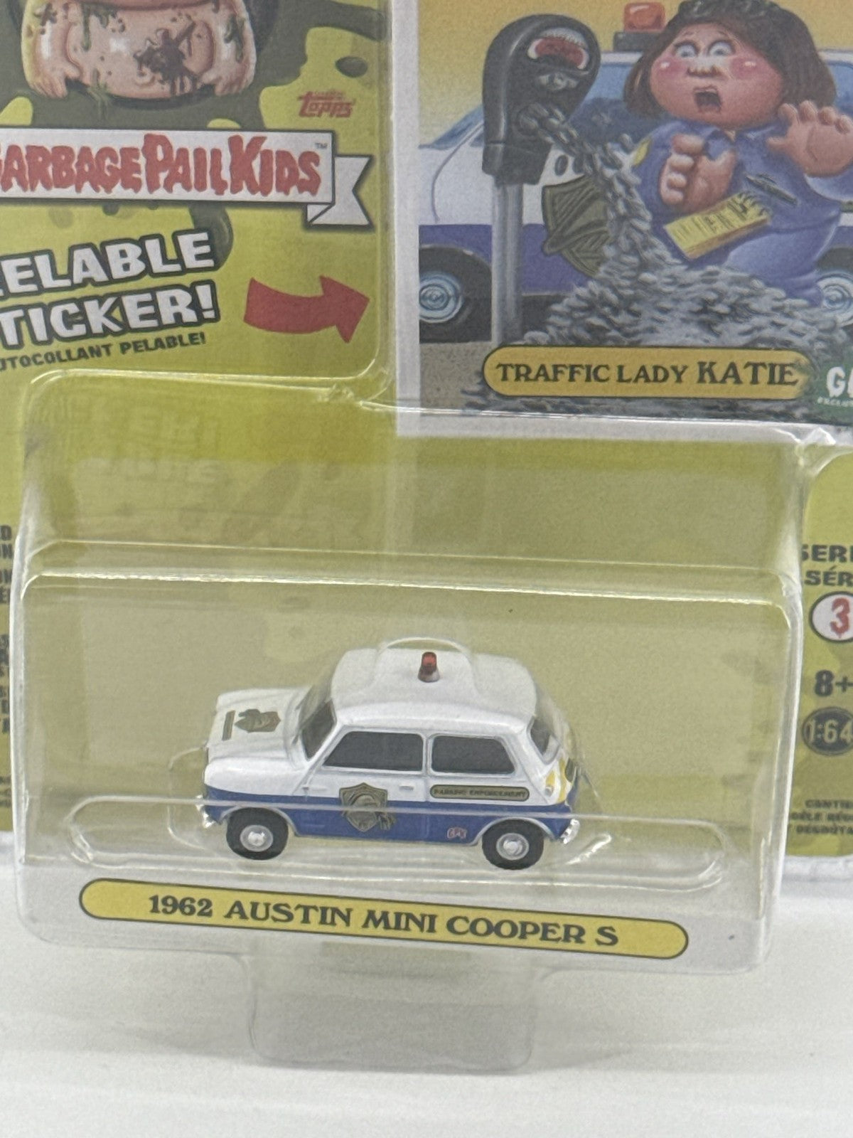Greenlight Garbage Pail Kids 1962 Austin Mini Cooper S Traffic Lady Katie S3